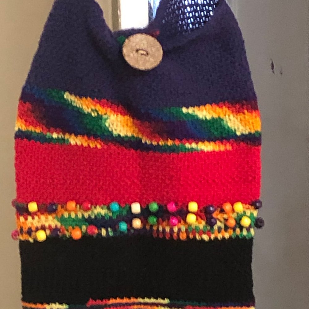 Hippie Rainbow Satchel